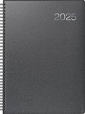 AGENDE, CALENDARE, PLANNERE - BR AGENDA DATATA SAPTAMANAL BRUNNEN A4 2025 SPIRA NEGRU METALIC 76365905