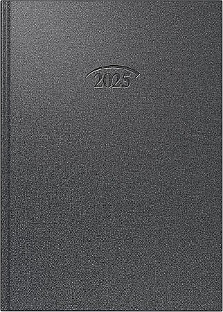 AGENDE, CALENDARE, PLANNERE - BR AGENDA DATATA ZILNIC BRUNNEN A5 2025 NEGRU METALIC 76561905