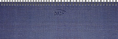 BR PLANNER BRUNNEN SAPTAMANAL 2025 10*33CM SPIRA COPERTA CARTON ALBASTRU METALIC 77701305 [0]