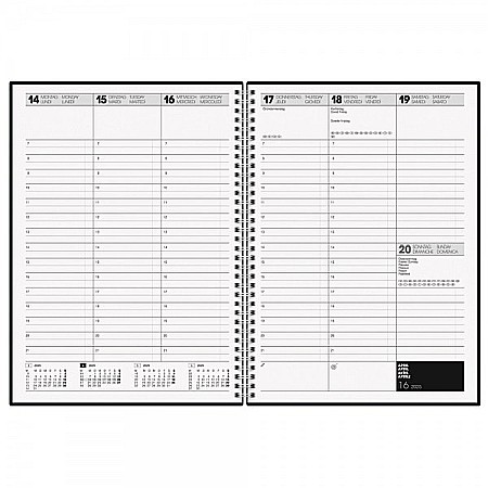 BR AGENDA DATATA SAPTAMANAL BRUNNEN A4 2025 PP SPIRA NEGRU 78101905 [1]