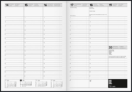BR AGENDA DATATA SAPTAMANAL BRUNNEN A4 2025 CU ELASTIC BALADEK NEGRU 78166905 [1]