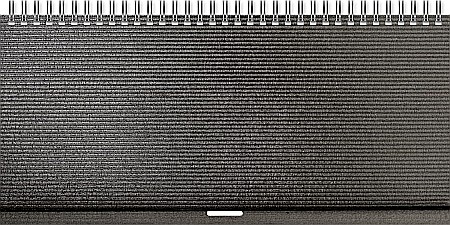 BR CALENDAR BIROU SAPTAMANAL 2025 28.5*12CM SPIRA NEGRU 87060905 [0]