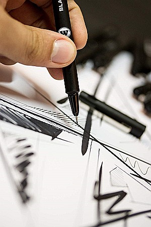 SCR Blackliner 0,3mm black Molotow MLW618 [2]