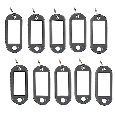 MIJLOACE DE PREZENTARE - ND ETICHETE CHEI CASA PLASTIC NEGRU 10/SET CSA0049