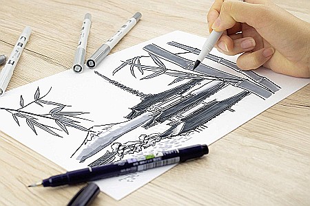 CON MARKER ACUARELA 2 CAPETE TOMBOW PRO ALCOOL lemon lime ABTP-131 [6]