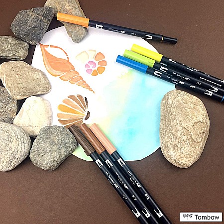 CON MARKER TIP ACUARELA 2 CAPETE TOMBOW WILLOW GREEN ABT-173 [2]