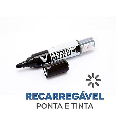 DAC MARKER PILOT WHITEBOARD VARF M NEGRU [2]