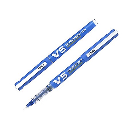 DAC ROLLER PILOT HI-TECPOINT 0.5 V5 ALBASTRU REINCARCABIL [1]