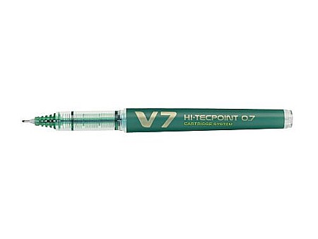 DAC ROLLER PILOT HI-TECPOINT V7 0.7 VERDE REINCARCABIL [1]