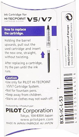 DAC PATROANE ROLLER PILOT TECPOINT 3/SET V5/V7 PBXS-IC-L-S3 ALBASTRU [1]
