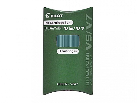 Cerneala/ Cartuse cerneala - DAC PATROANE ROLLER PILOT TECPOINT 3/SET V5/V7 PBXS-IC-G-S3 VERDE