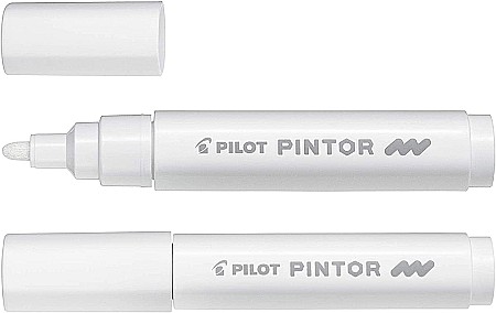 INSTRUMENTE DE SCRIS - DAC MARKER PILOT CU VOPSEA PINTOR MEDIU ALB PSW-PT-MW
