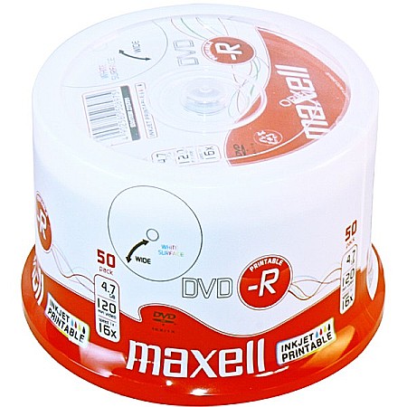 NEO DVD MAXELL 50/SET PRINTABIL DVD-R 4.7GB [1]