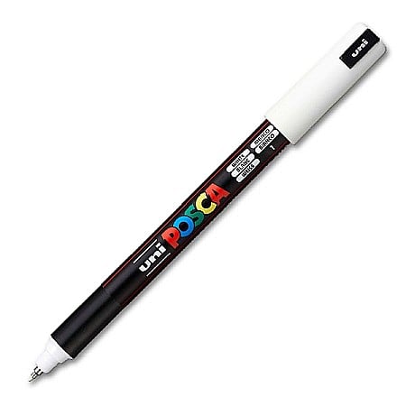 Markere universale Posca Uni - MARKER UNI POSCA VARF METALIC 0.7MM PC1MR M839/34748 ALB