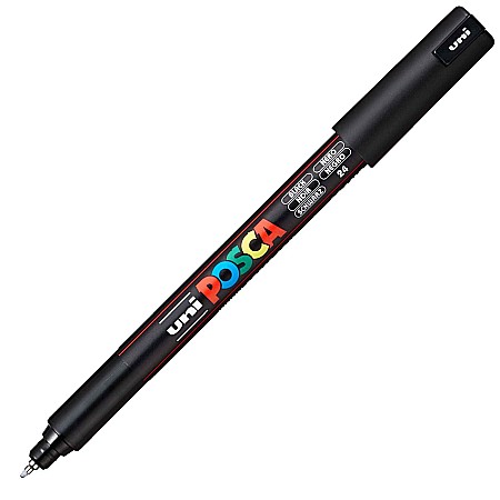 MARKER UNI POSCA VARF METALIC 0.7MM PC1MR M486/34751 NEGRU [1]