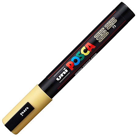 Markere universale Posca Uni - MARKER UNI POSCA UNIVERSAL 5M 1.8-2.5 MM M636/44320 GALBEN PAI