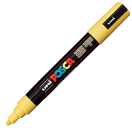 MARKER UNI POSCA UNIVERSAL 5M 1.8-2.5 MM M636/44320 GALBEN PAI [1]