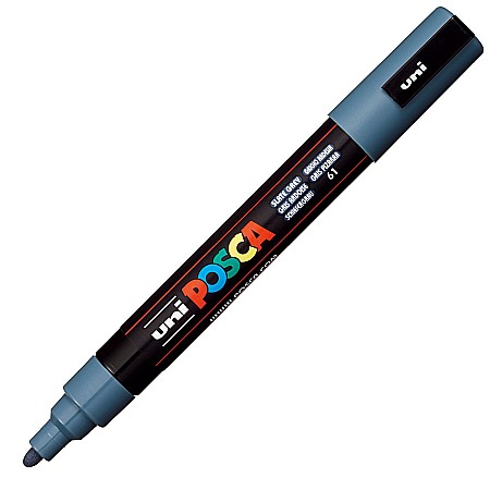 MARKER UNI POSCA UNIVERSAL 5M 1.8-2.5 MM M634/43905 GRI ALBASTRUI [1]