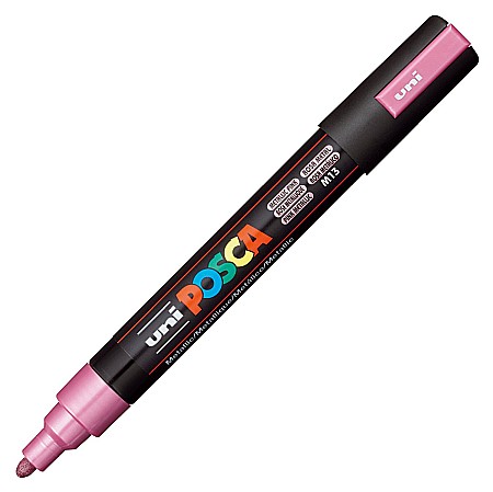MARKER UNI POSCA UNIVERSAL 5M 1.8-2.5 MM M643/43932 ROZ METALIZAT [1]