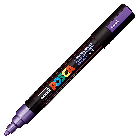 MARKER UNI POSCA UNIVERSAL 5M 1.8-2.5 MM M642/43930 MOV METALIZAT [1]