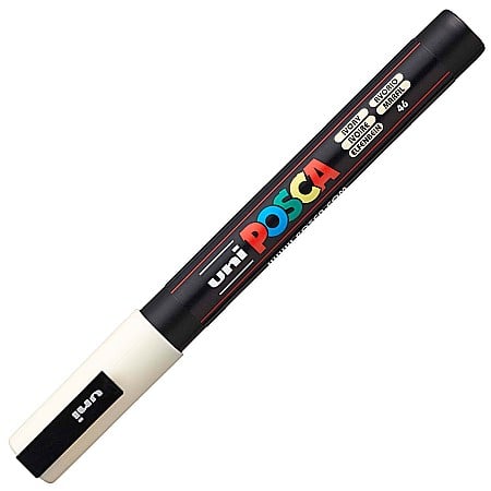Markere universale Posca Uni - MARKER UNI POSCA UNIVERSAL 3M 0.9-1.3 MM M629/26505 IVORIU