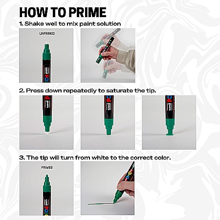 MARKER UNI POSCA PC-3M 0.9-1.3MM BASIC 8 CULORI/SET 38190 [6]