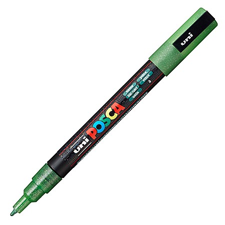 MARKER UNI POSCA UNIVERSAL SCLIPICI 3ML 0.9-1.3mm M1276/42594 VERDE [1]