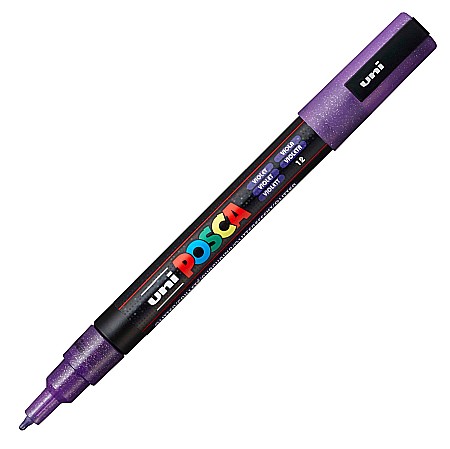 MARKER UNI POSCA UNIVERSAL SCLIPICI 3ML 0.9-1.3 mm M1275 VIOLET 42590 [1]