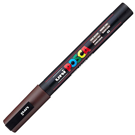 Markere universale Posca Uni - MARKER UNI POSCA UNIVERSAL 3M 0.9-1.3 MM M1173 MARO INCHIS