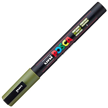 Markere universale Posca Uni - MARKER UNI POSCA UNIVERSAL 3M 0.9-1.3MM M1025/29435 KAKI