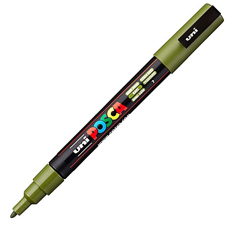 MARKER UNI POSCA UNIVERSAL 3M 0.9-1.3MM M1025/29435 KAKI [1]
