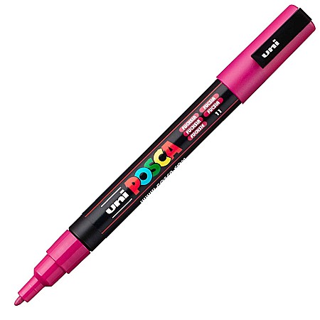 MARKER UNI POSCA UNIVERSAL 3M 0.9-1.3MM M1026/29437 FUCSIA [1]