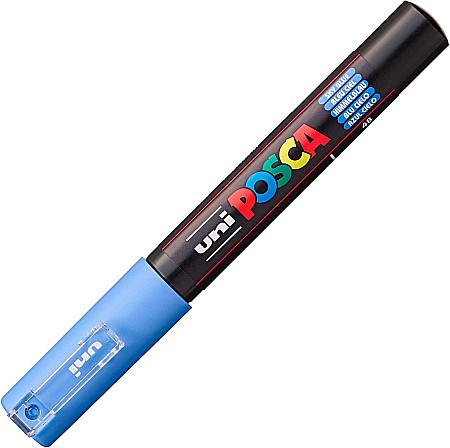 Markere universale Posca Uni - MARKER UNI POSCA UNIVERSAL 1M 0.7 MM M1450/43653 SKY BLUE