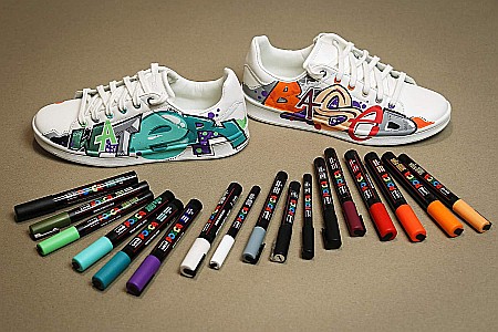 MARKER UNI POSCA VARF METALIC 0.7MM PC1MR 44533 ROZ DESCHIS [6]