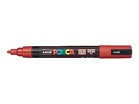 MARKER UNI POSCA UNIVERSAL 5M 1.8-2.5 MM M1406 ROSU RUBIN [1]