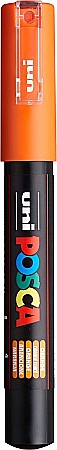 Markere universale Posca Uni - MARKER UNI POSCA UNIVERSAL 1M 0.7MM 43652 PORTOCALIU