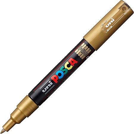 MARKER UNI POSCA UNIVERSAL 1M 0.7 MM M245 AURIU [1]