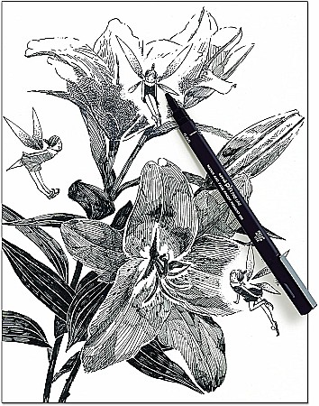 LEG LINER UNI PIN 0.8MM L363 NEGRU [2]