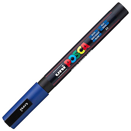 Markere universale Posca Uni - MARKER UNI POSCA UNIVERSAL 3M 0.9-1.3MM M194/14146 BLUE