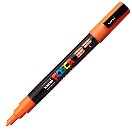 MARKER UNI POSCA UNIVERSAL 3M 0.9-1.3 MM M833/14148 PORTOCALIU [1]