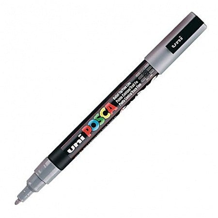 Markere universale Posca Uni - MARKER UNI POSCA UNIVERSAL 3M 0.9-1.3 MM M297 GRI