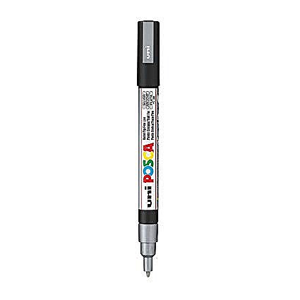 MARKER UNI POSCA UNIVERSAL 3M 0.9-1.3 MM M439/14143 ARGINTIU [2]