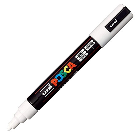 Markere universale Posca Uni - MARKER UNI POSCA UNIVERSAL 5M 1.8-2.5 MM M44/14161 ALB