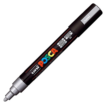 MARKER UNI POSCA UNIVERSAL 5M 1.8-2.5 MM M299/14159 ARGINTIU [1]