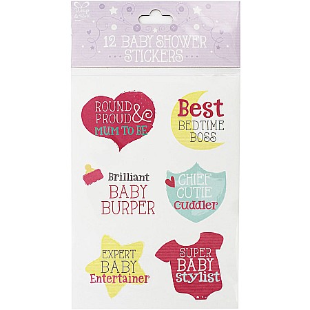 Wedding - EWR STICKER BABY SHOWER 12/SET 21213-S