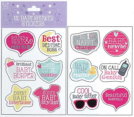 EWR STICKER BABY SHOWER 12/SET 21213-S [1]