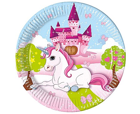 ARTICOLE PARTY - GOD FARFURII CARTON Unicorn, next generation, plastic free, 20cm 8/set 93732