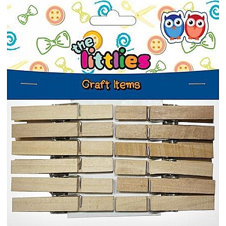 HOBBY - DIA CLEME LEMN NATUR 48MM 12/SET THE LITTLIES 646523