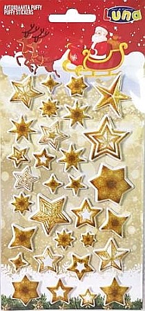 DIA STICKERS CRACIUN 10*22CM PUFFY GLITTER 621136 [4]