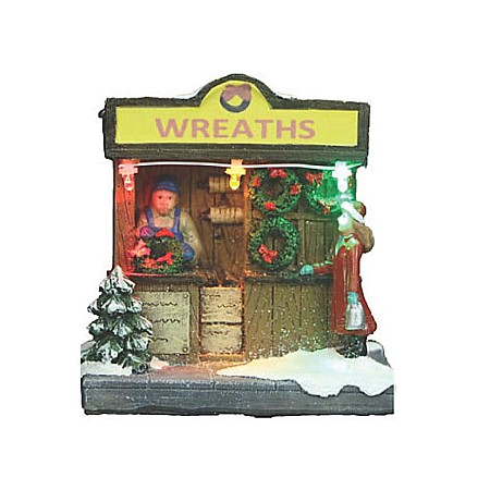 DIA DECORATIUNE CRACIUN 10.5*8.5*10.5CM MAGAZIN CU LED 658398-promo [3]